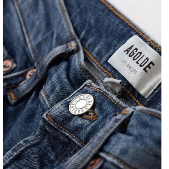 Agolde Riley Long in cypher, size 28 - Picture 5 of 7